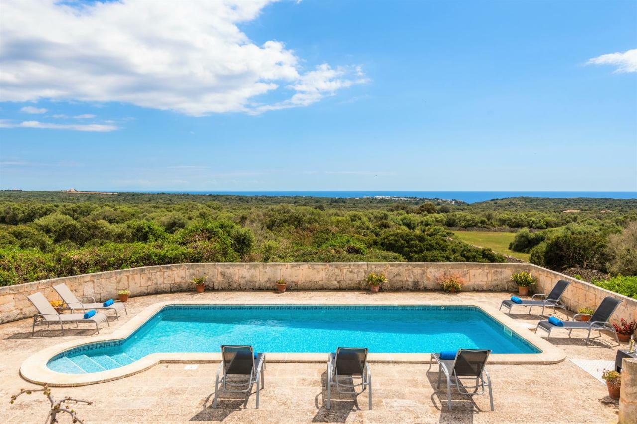 Finca Binicalaf Vell Cala En Porter  Bagian luar foto