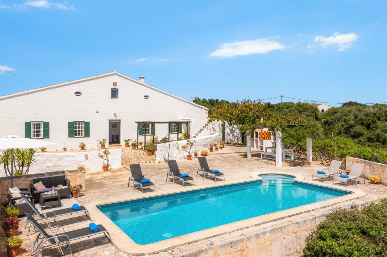 Finca Binicalaf Vell Cala En Porter  Bagian luar foto