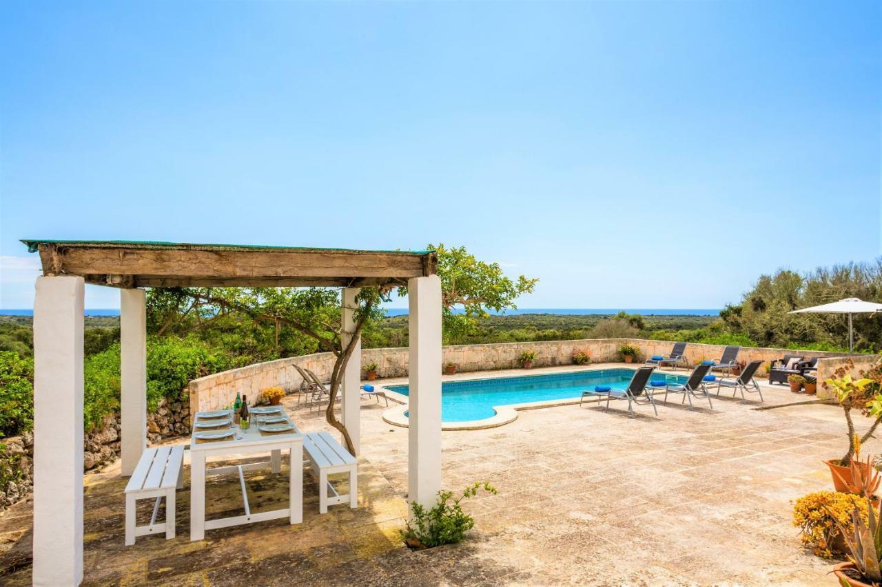 Finca Binicalaf Vell Cala En Porter  Bagian luar foto