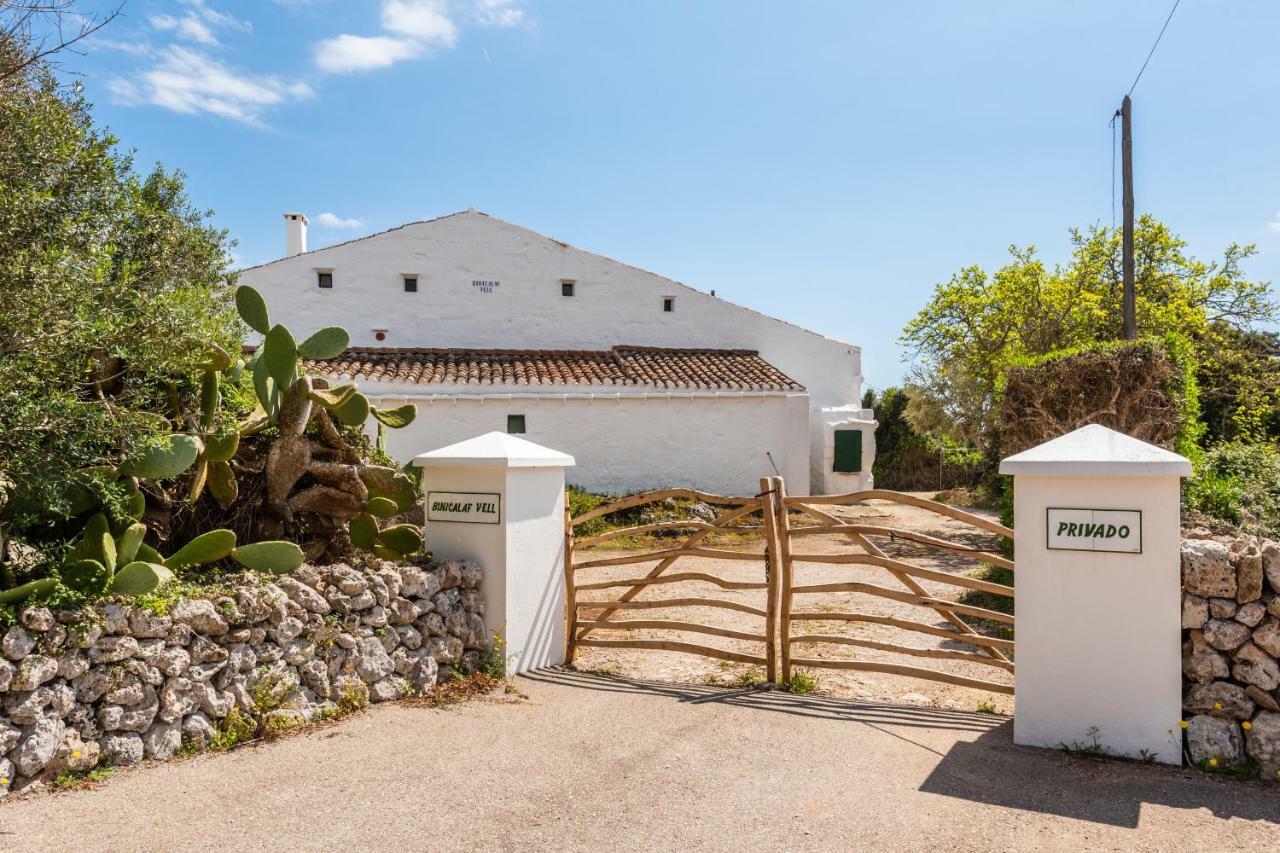 Finca Binicalaf Vell Cala En Porter  Bagian luar foto
